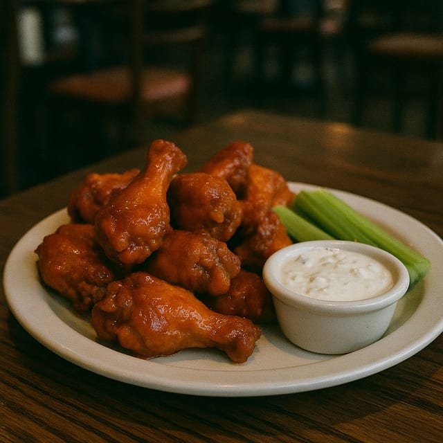 Spicy Buffalo Wings.